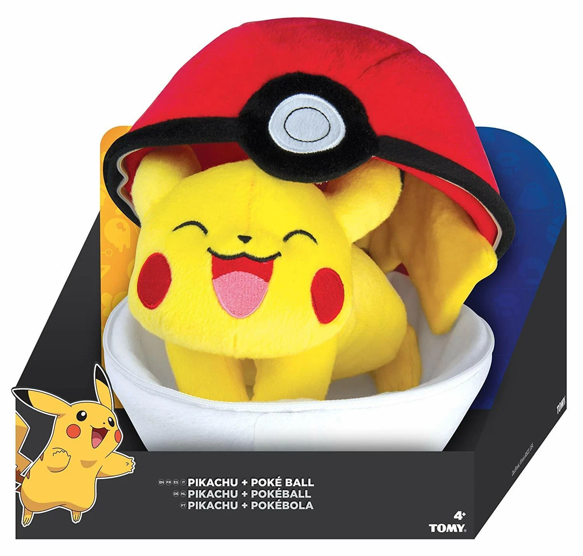 Poke Ball Pouch Pikachu Plush Toy Set