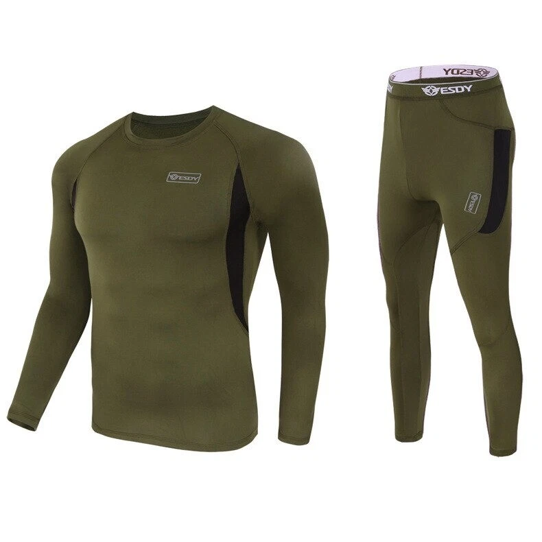 Mens Long Sleeved Shirt Pants Thermal Underwear Set Pack Winter Fleece Clothing
Opens in a new windo
