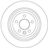 2X TRW Bremsscheibe DF6913 FüR VAN Freelander Landrover L359 Si4 4X4 Ed4 SD4 TD4