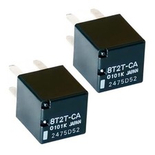 2Pcs 8T2T-CA 8T2T-0101K-CA 12VDC 20A Automotive Power Relay 4Pins Compatible