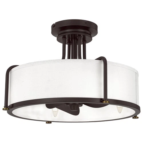 Calvary 4-Light Fandelier in Western Bronze - Picture 4 of 7