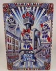 Pabst Blue Ribbon Robot Tin Sign Vintage Style Beer Bar Man Cave Wall Decor