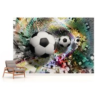 Consalnet Jungen FußBall Tapete Kinderzimmer 3D Puzzle Wand Vlies GrüN Rollen-