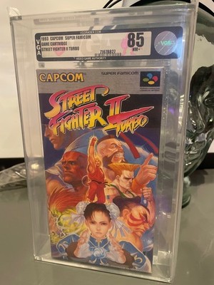 Street Fighter II Turbo / Japanese / Super Famicom / Sealed / Unopened VGA 85