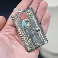 RARE ANCIENT EGYPTIAN ANTIQUE Stone Amulet for Goddess Sekhmet Pharaonic BC