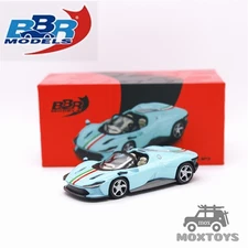 BBR 1:64 Daytona SP3 Light Blue Diecast Model Car