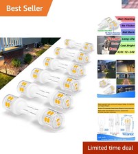 Long Lasting 2700K Warm White T5 T10 921 LED Bulbs - Perfect for RVs Pathways