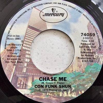 Con Funk Shun (e**) Chase Me / I Think I Found - 1979 US Soul Import 7''