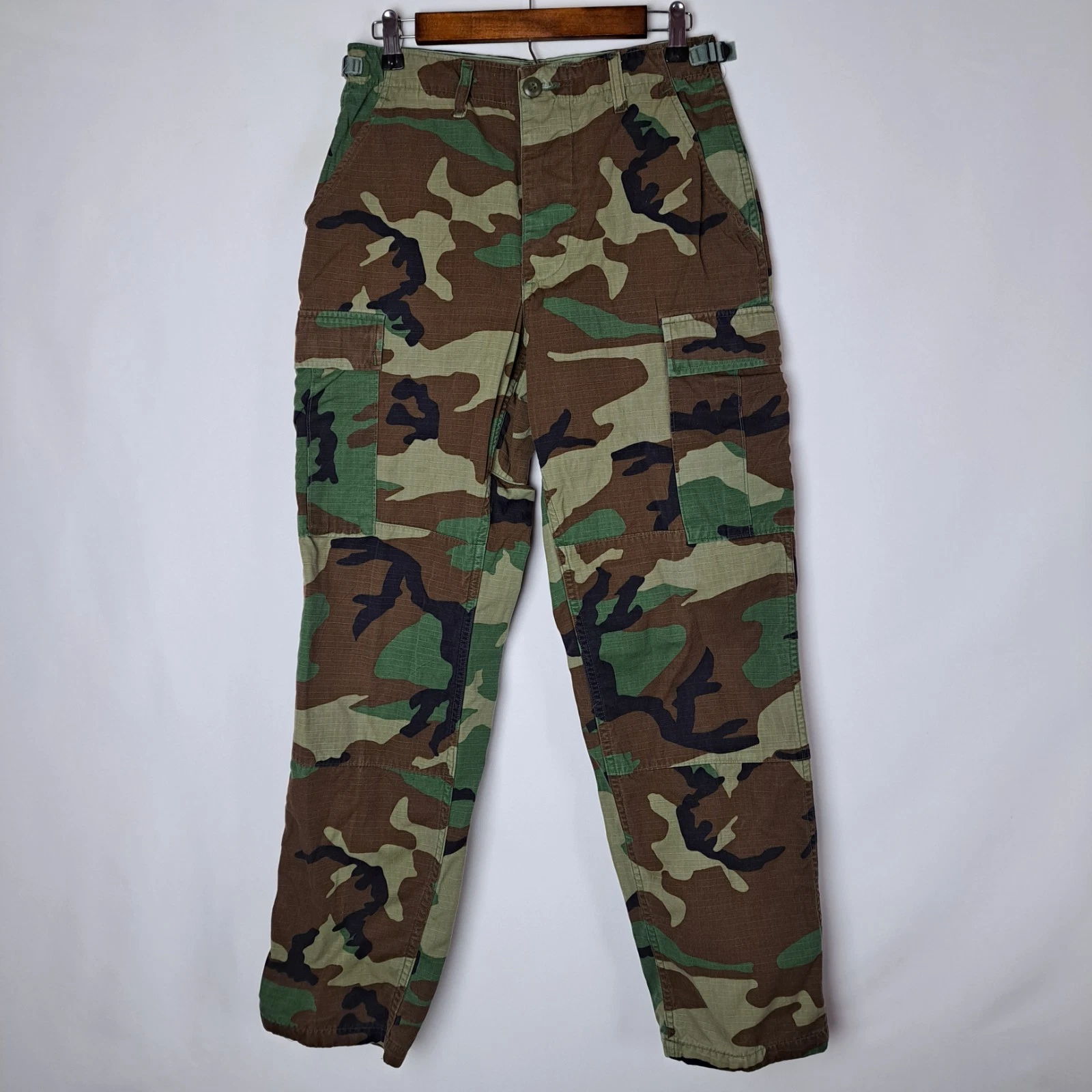 Propper International Combat Trousers Mens Small Reg Woodland Camo Cargo Pants