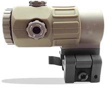 G45 5X Magnifier Scope Sight W/ Flip Shift to Side Mount Quick Detachable 20mm