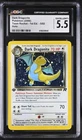 CGC 5.5 Dark Dragonite 5/82 Holo Team Rocket 1st Edition Pokemon Card