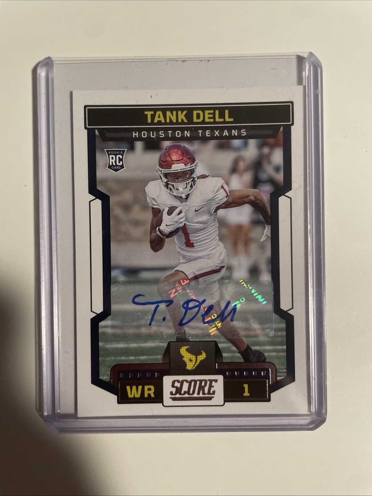2023 Score Rookies Tank Dell #353 Signatures (AU, RC)!
