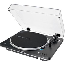 Audio-Technica AT-LP70XBT-BS FULLY AUTO WRLS BELT-DRIVE TT,BLK/SILVER
