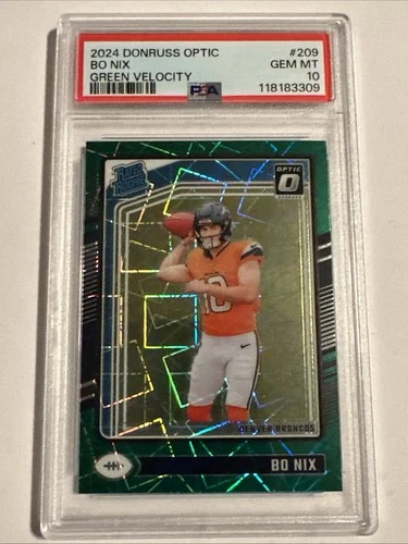 2024 Panini Donruss Optic #209 BO NIX Green Velocity Parallel - Gem Mint PSA 10