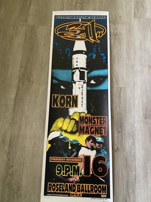 311 POSTER Korn Monster Magnet 1995 NY Silkscreen SIGNED Frank