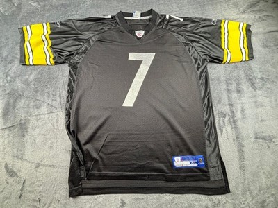 Reebok NFL Equipment Trikot Herren XL Pittsburgh Steelers schwarz Nummer 7