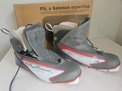 Salomon Siam 6x  Pilot Nordic CF Cross Country Boots Women Size 10.5