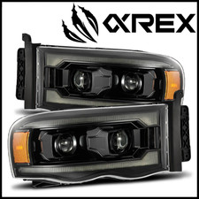 Alpharex Luxx Led Projector Headlights Fit 02-05 Dodge Ram 150003-05 2500 3500