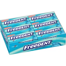 FREEDENT Chewing Gum - WRIGLEY'S Spearmint Flavored, 12 Pack Bulk Gum, 15 Sticks