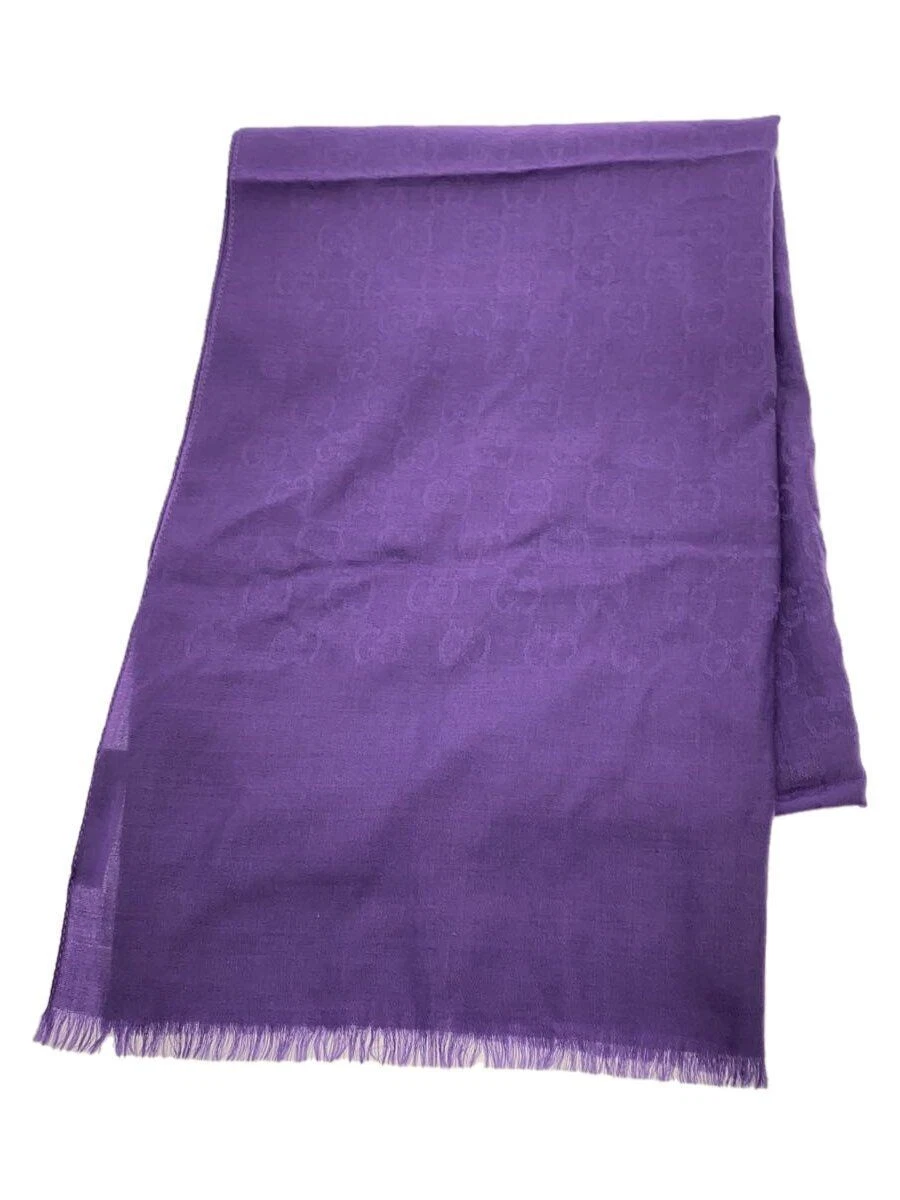 Foulard GUCCI violet en laine pour femme occasion