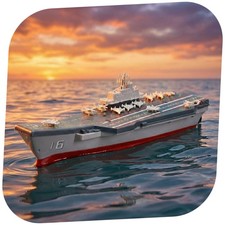 RC ferngesteuertes Mini Kriegsschiff,Flugzeugträger,Boot,Schiff-Modell f. Kinder