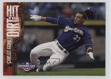 2015 Topps Opening Day Hit the Dirt Carlos Gomez #HTD-08 0j9e