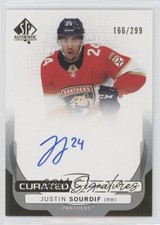 2024-25 SP Authentic Curated Signatures 166/299 Justin Sourdif #SPC-JS Auto 08js