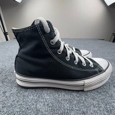 Converse Chuck Taylor Kids Size 5.5 Black High Top Canvas Sneakers Shoes