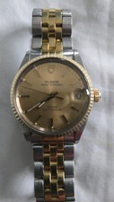 Tudor / Rolex Prince Date Watch Gents 32mm 72033 Special Edition 18k Gold Bezel