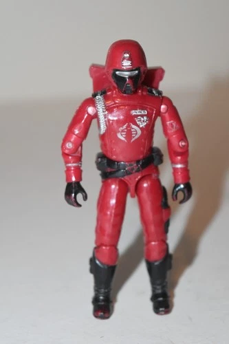 Vintage 1985 G.I. Joe Cobra Elite Trooper Crimson Guard v1 Action Figure