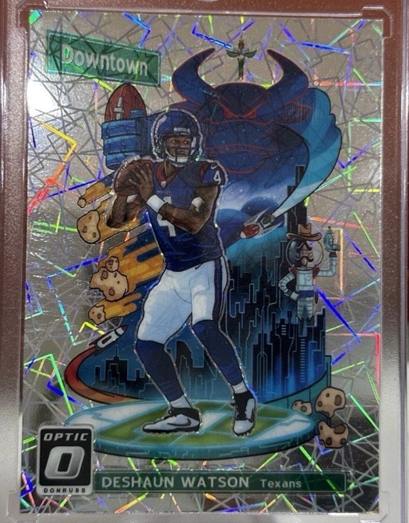 2018 Donruss Optic - Downtown Deshaun Watson, Case Hit!!  Rookie RC, SSP, #DT-3