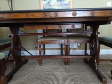 Solid Wood Table With 6 Chairs