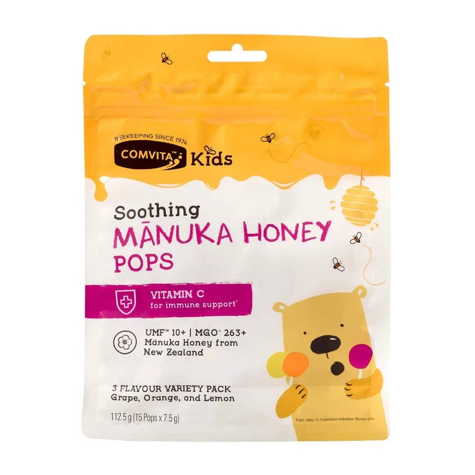Comvita Children's Manuka Honey Lollipops 15 Pieces