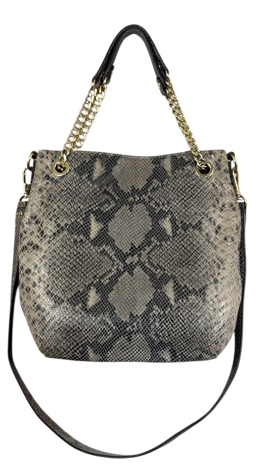 MICHAEL KORS Python/Leather JET SET Hobo Shoulder… - image 2