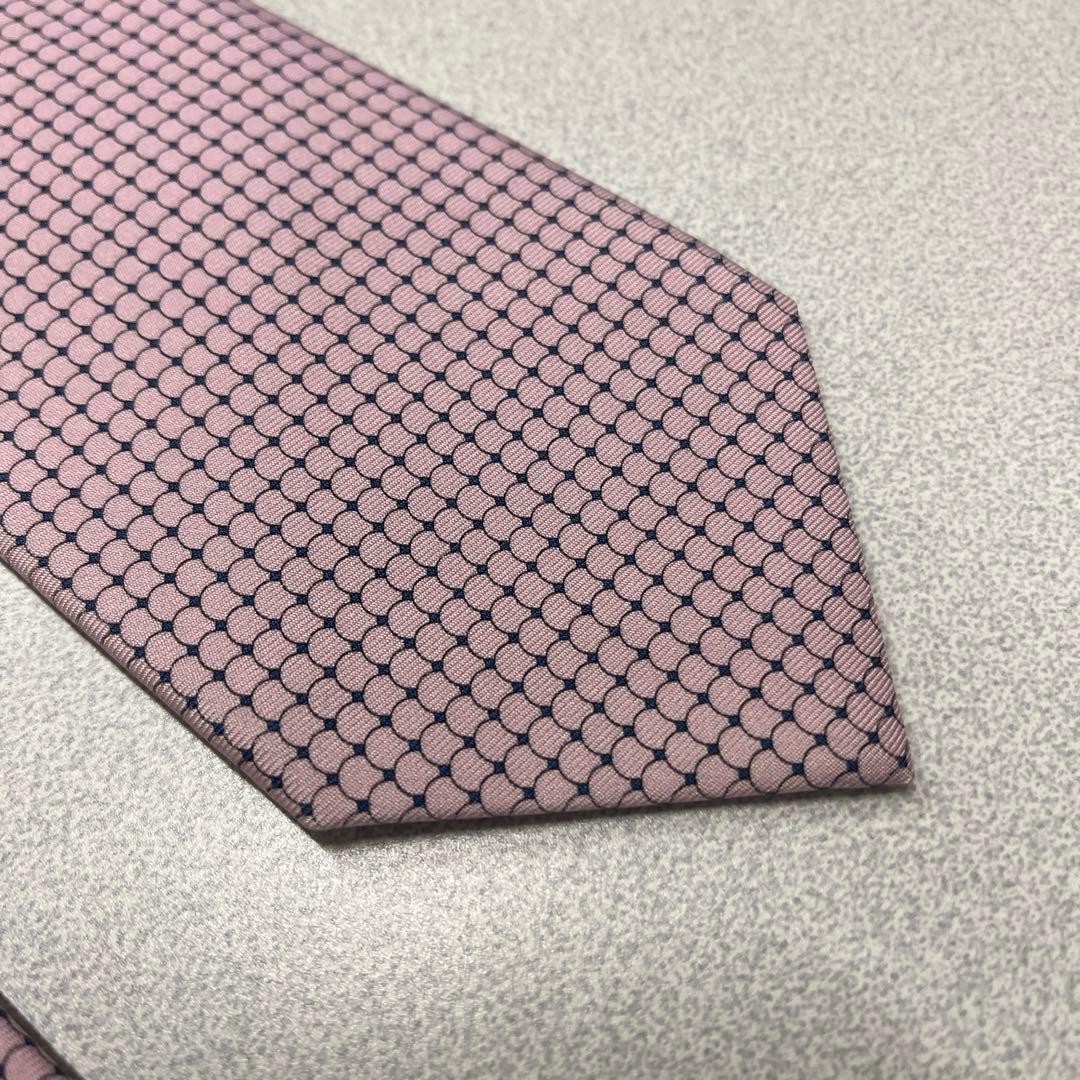 HERMES Necktie Google Map Geometric Pattern - image 10
