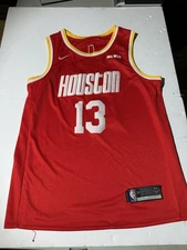 Nike Rockets James Harden #13 Swingman Jersey Red Size 52 NBA Rokit Patch