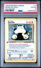 1999 POKEMON JUNGLE 1ST EDITION  #11 SNORLAX-HOLO PSA 4