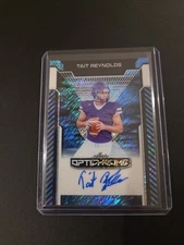 Tait Reynolds 2025 Leaf Optichrome Platinum Shimmer Auto 6/7 Clemson Tigers