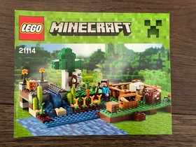 Minecraft Lego Sets: 21102, 21114, 21119, 21121 - all pieces & instructions