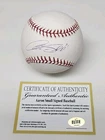 Aaron Small Signed Auto Rawlings Official Major League Baseball ELITE COA