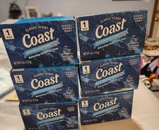 6 Bars - Coast Classic Scent Bar Deodorant Soap - Original Eye Opener