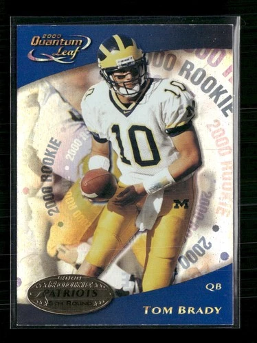 Tom Brady 2000 Quantum Leaf #343