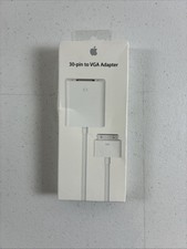 Apple VGA to 30-pin Adapter A1368 for iPad iPhone MC552ZM/B New in Box 