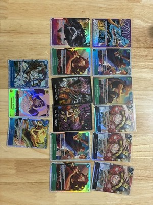 Kaido OP17-058 Leader Alt Alternate Art One Piece plus other full arts 15 cards!