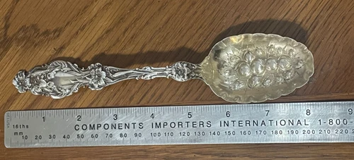 Lily by Whiting div. Gorham Berry Spoon Sterling     63 g