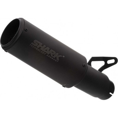SHARK RCT Slip on Ersatzdämpfer 4-1 schwarz für KAWASAKI Z900 2020-2024.