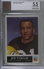1965 Philadelphia Jim Taylor #82 BVG 5.5 HOF 0q3
