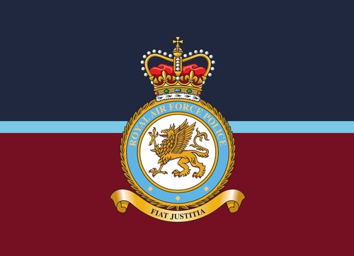 Royal Air Force Police metal wall plaque / door sign personalised - Picture 2 of 2