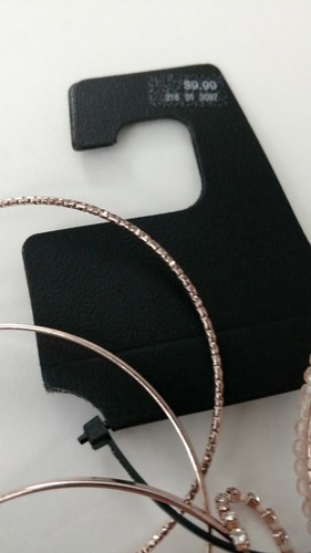 Set aus 9 roségoldfarbenen 3-Einzelarmreifen & 5 Armreif Armbänder/Charms 1-Tennis Neu - Bild 6 von 7