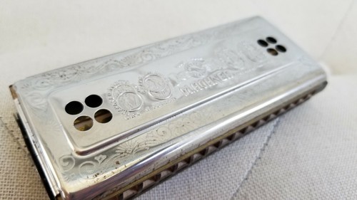 M. Hohner "The Echo" Doppelblatt Harfe Mundharmonika Noten C & G mit OVP - Bild 7 von 10
